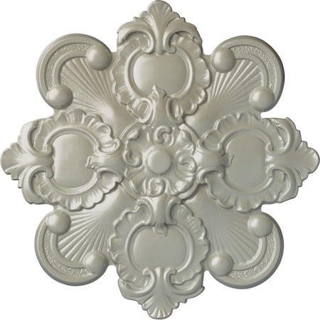 Ekena Millwork Katheryn Ceiling Medallion, Hand-Painted Flash Copper, 18 1/8"OD x 1 1/4"P CM18KAFCS